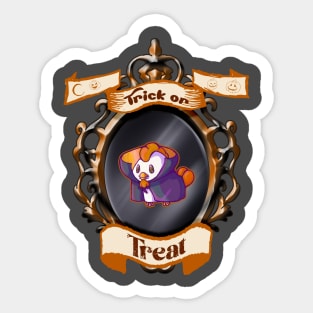 Trick or Treating Chicken Sticker